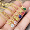 Pendiente Solitario 18K | ND Luxury Jewelry