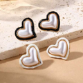 Aretes de Corazón heart earrings by ND Luxury Jewelry