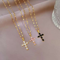 Cristal Cross necklace by ND Luxury Jewelry