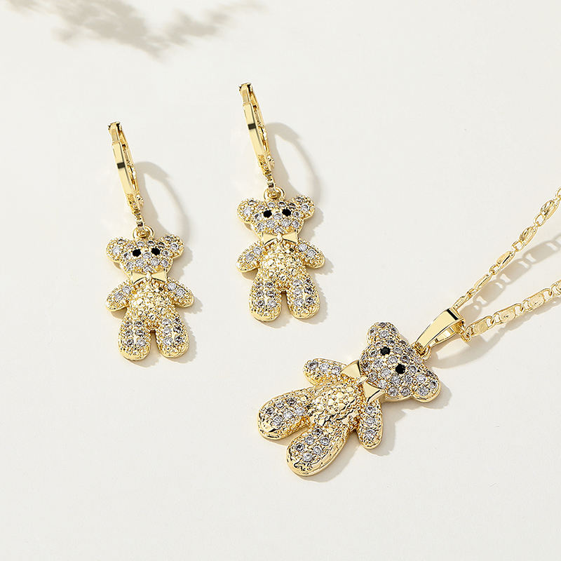 Pendientes y Collar 18K
