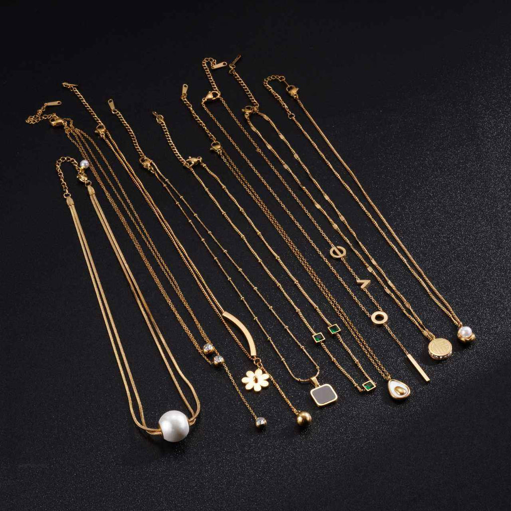 Elegant 18K minimalist necklace ND Luxury Jewelry