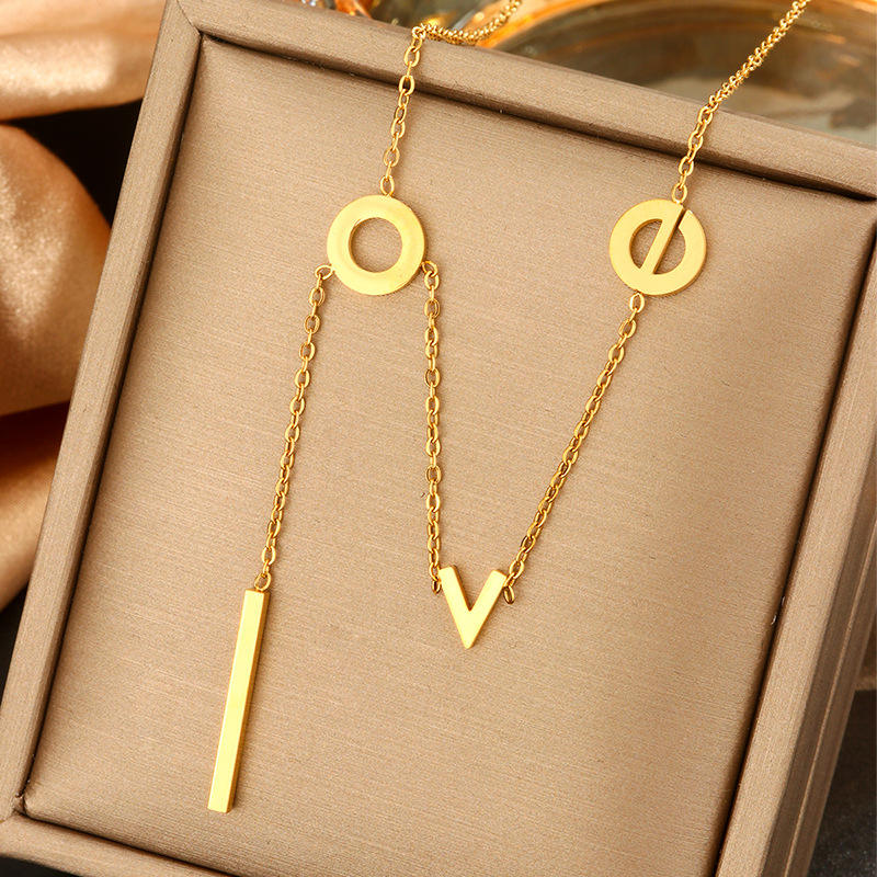 Luxury collar minimalista 18K necklace design