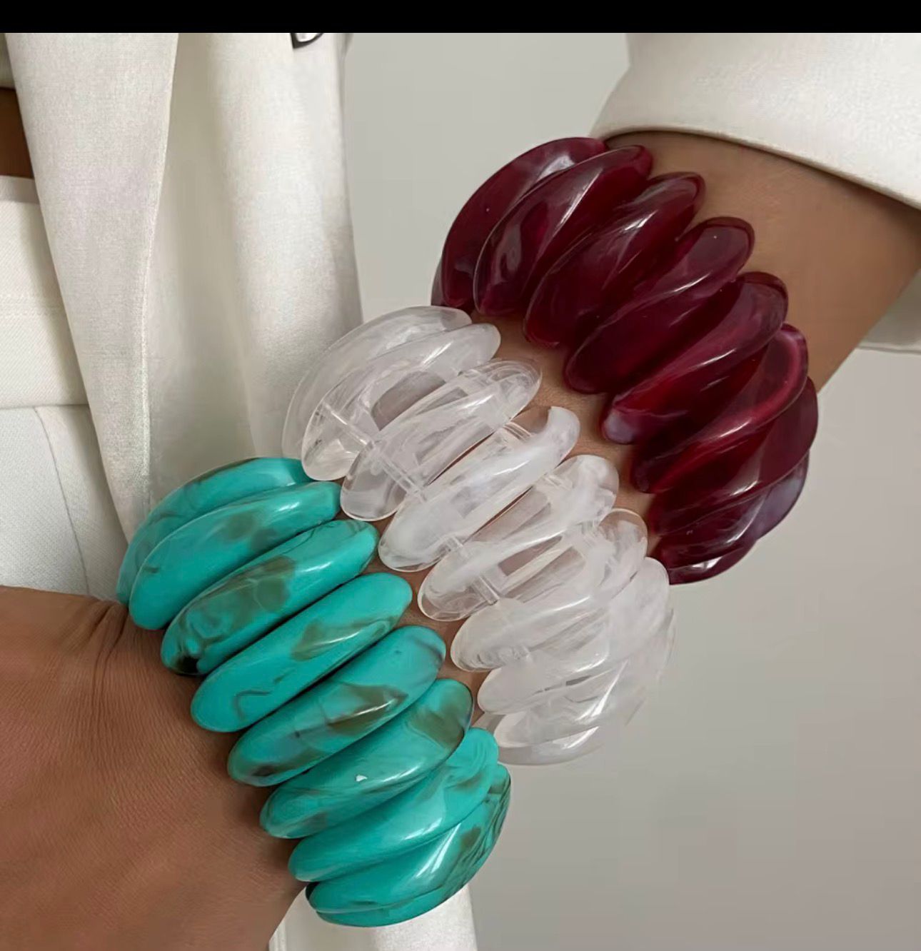Brazalete de resina by ND Luxury Jewelry