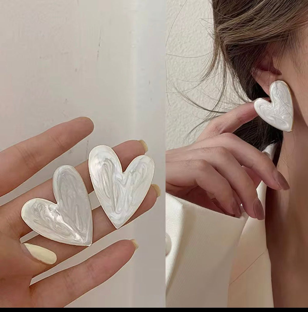 Elegant pendientes 18K gold earrings