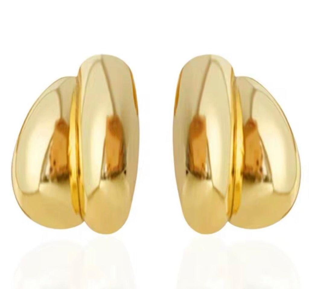 Pendiente Oro 18K Elegante