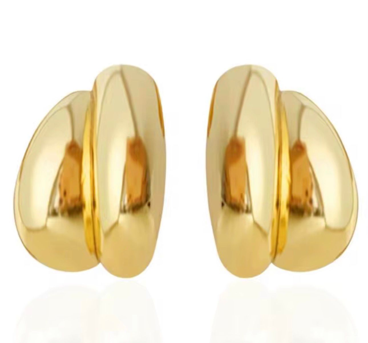 Pendiente Oro 18K Elegante