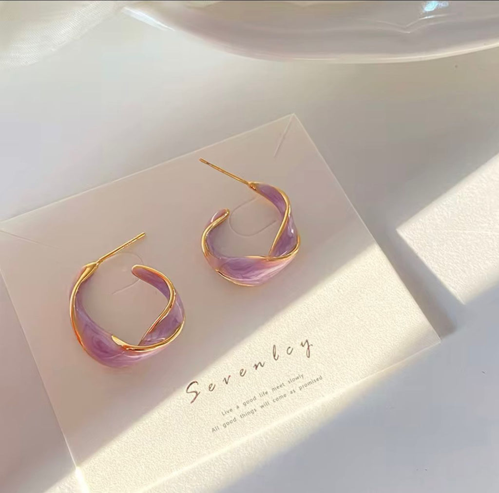 Pendientes de Aro Franceses earrings by ND Luxury Jewelry
